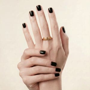 Noir Profond Reusable Press-On Nails